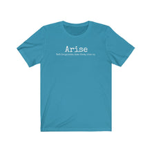 Load image into Gallery viewer, Arise Academy Unisex Jersey Short Sleeve Tee with Arise Definition