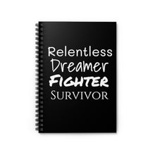Load image into Gallery viewer, Survivor Spiral Notebook - Ruled Line
