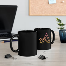 Load image into Gallery viewer, Arise Academy Black mug 11oz with exclusive Arise symbol
