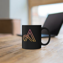 Load image into Gallery viewer, Arise Academy Black mug 11oz with exclusive Arise symbol
